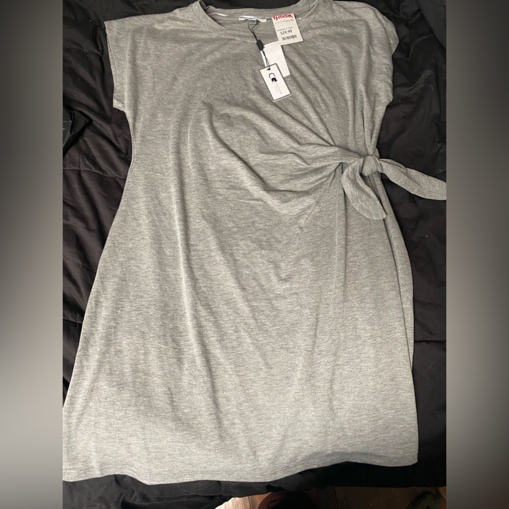 Side tie dress